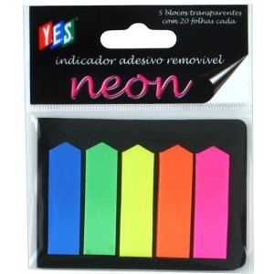 MARCADOR DE PAGINA 12MMx45MM 45501DS 100 FOLHAS YES