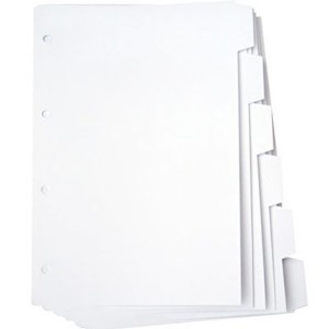 DIVISÓRIAS 6 PROJEÇÕES BRANCA OFICIO 180G C/6 JOTAPEL