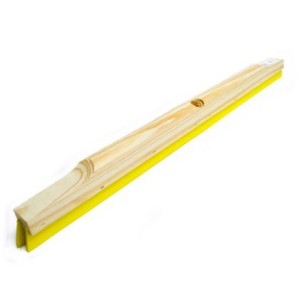 RODO DE MADEIRA 60CM EVA DUPLO COM CABO