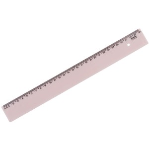RÉGUA 30CM ROSA PASTEL NEW LINE MAXCRIL WALEU