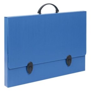 MALETA POLIONDA A3 COM ALÇA AZUL POLIBRAS