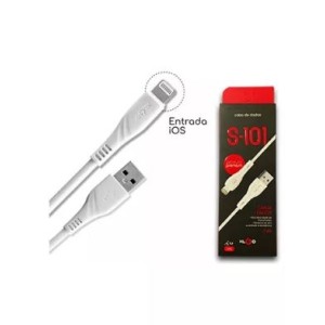 CABO DE DADOS IPHONE USB 2.4A S-101 1MT KLGO