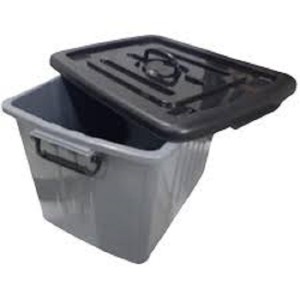 CAIXA ORGANIZADORA CONTAINER COM RODAS 50 LITROS ARQPLAST