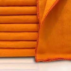 PANO DE FLANELA LARANJA GRANDE 38x58 KN