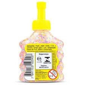 COLA CONFETTI 95G TUTTI FRUTTI ACRILEX