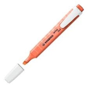 MARCA TEXTO SWING COOL LARANJA CORAL STABILO