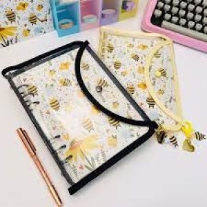 FICHÁRIO A5 GLITTER BUSY BEE BUENDIA