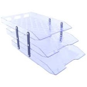 CAIXA DE CORRESPONDÊNCIA TRIPLA MÓVEL VAZADA CRISTAL CARBRINK