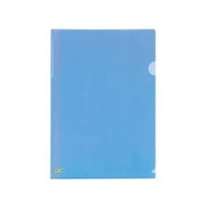 PASTA EM L A4 AZUL PACOTE C/10 UNIDADES YES