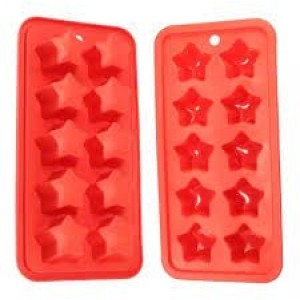 FORMA DE GELO 10 CUBOS ESTRELA COLOR 814187 DATERRA