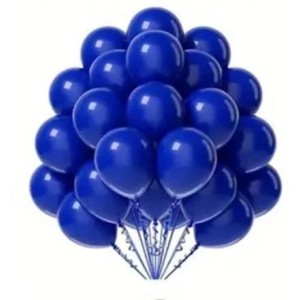 BALÃO BEXIGA Nº 08 AZUL ESCURO C/50 UNIDADES HAPPY DAY