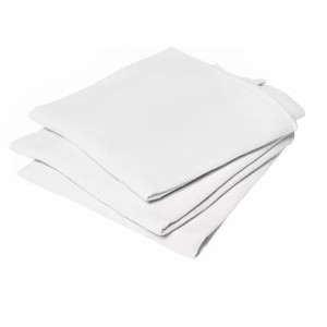 PANO DE PRATO RAMA BAINHA LISO ALGODÃO 40x69 BRANCO KN