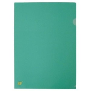 PASTA EM L A4 VERDE PACOTE C/10 UNIDADES YES