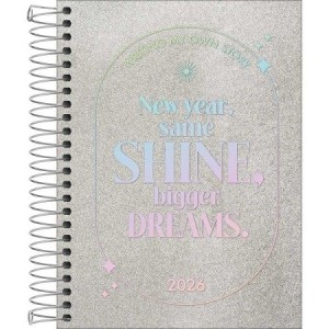 AGENDA 11,7x16,4CM SHINE GLITER 2026 TILIBRA