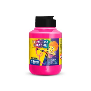 TINTA GUACHE NEON ROSA MARAVILHA 107 250ML ACRILEX