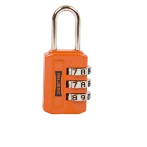 CADEADO SEGREDO 3 DIGITOS RE.9591 LARANJA SESTINI