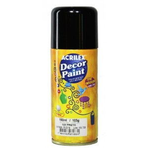 DECOR PAINT 150ML 520 PRETO ACRILEX